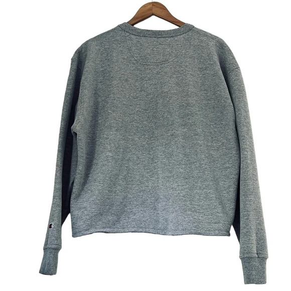 Champion Men’s Reverse Weave Crew Neck Sweatshirt Gray Large Unisex Athletic - Picture 2 of 7